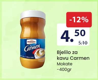 Bjelilo za kavu Carmen