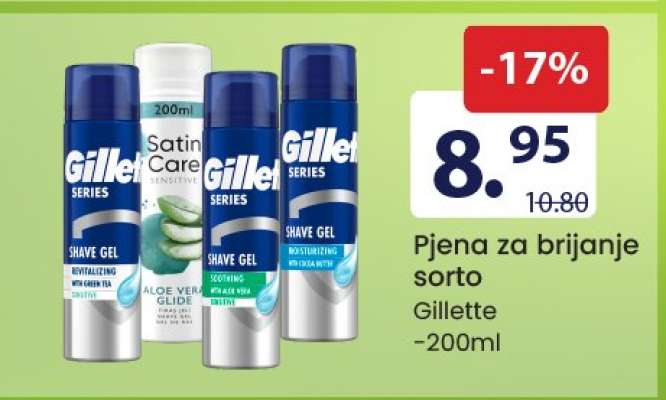 Pjena za brijanje sorto