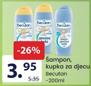 Šampon, kupka za djecu