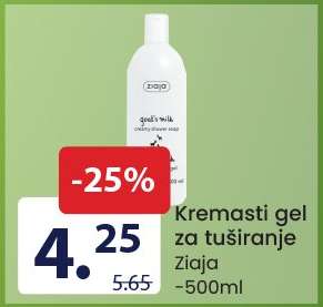 Kremasti gel za tuširanje