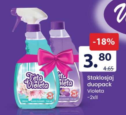 Staklosjaj duopack Violeta