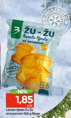 Lisnato tijesto Žu-Žu sa susamom 500 g Bingo