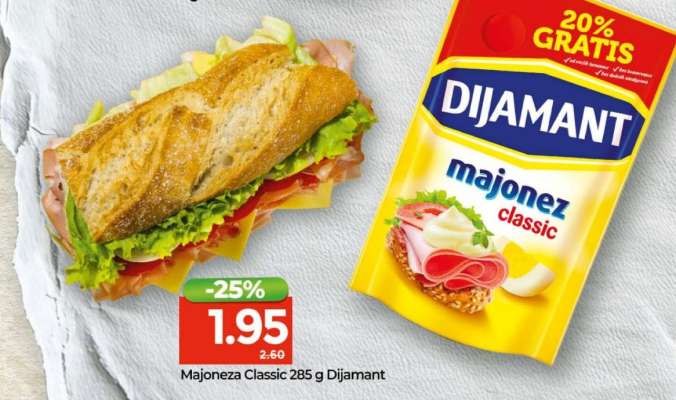Majoneza Classic 285 g Dijamant