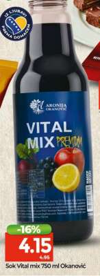 Sok Vital mix 750 ml Okanović
