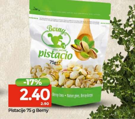 Pistacije 75 g Berny