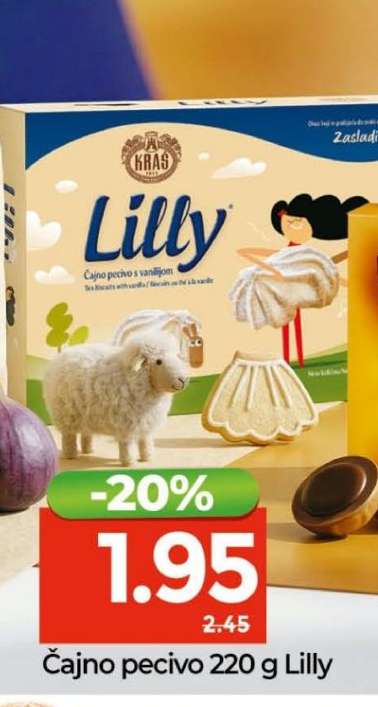 Čajno pecivo 220 g Lilly