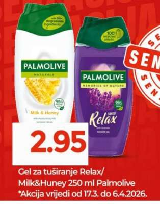 Palmolive Relax/Milk&Honey 250 ml