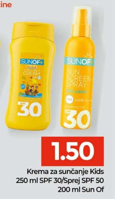 Krema za sunčanje Kids
