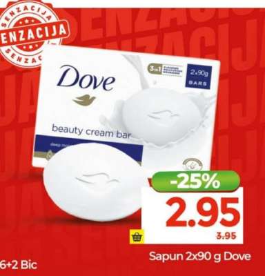 Sapun 2x90 g Dove