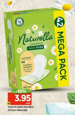 Dnevni ulošci Kamiliica 42 kom Naturella