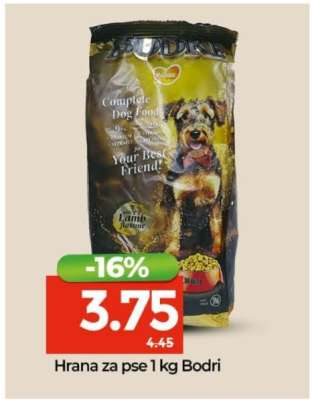 Hrana za pse 1 kg, Bodri