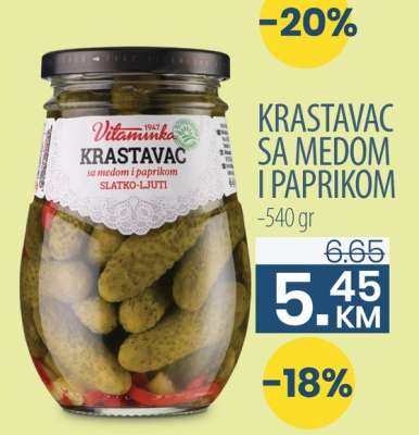 Vitaminka Krastavac sa medom i paprikom