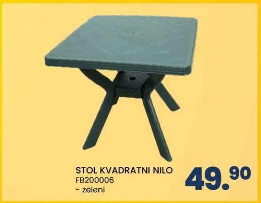 STOL KVADRATNI NILO