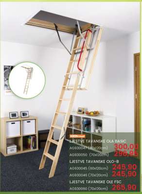 LJESTVE TAVANSKE OLA BASIC