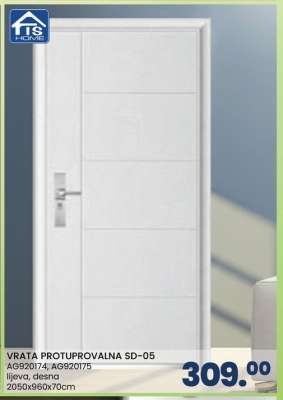 VRATA PROTUPROVALNA SD-05