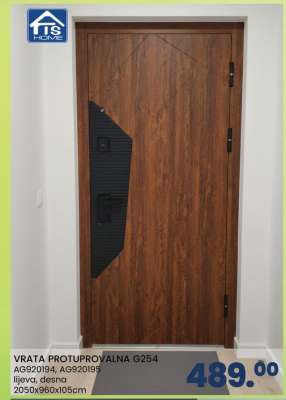 VRATA PROTUPROVALNA G254