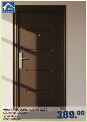 VRATA PROTUPROVALNA G252