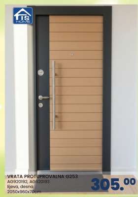 VRATA PROTUPROVALNA G253