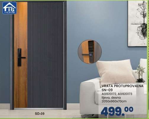 VRATA PROTUPROVALNA SN-09