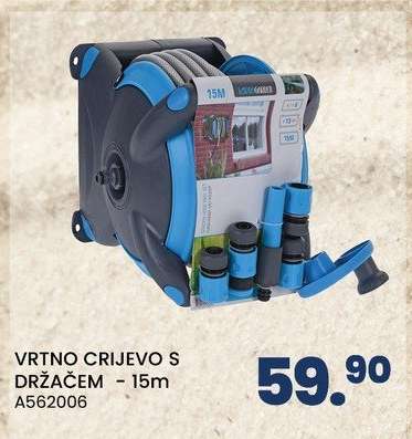 VRTNO CRIJEVO S DRŽAČEM - 15m