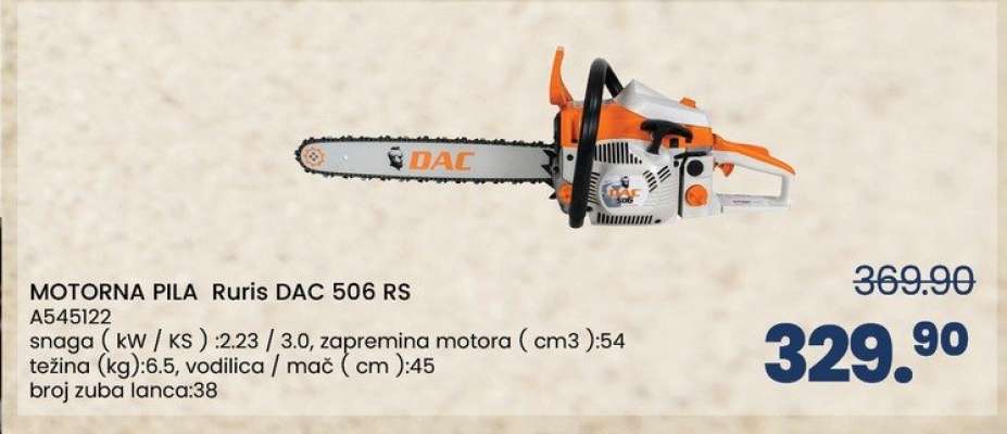 MOTORNA PILA Ruris DAC 506 RS