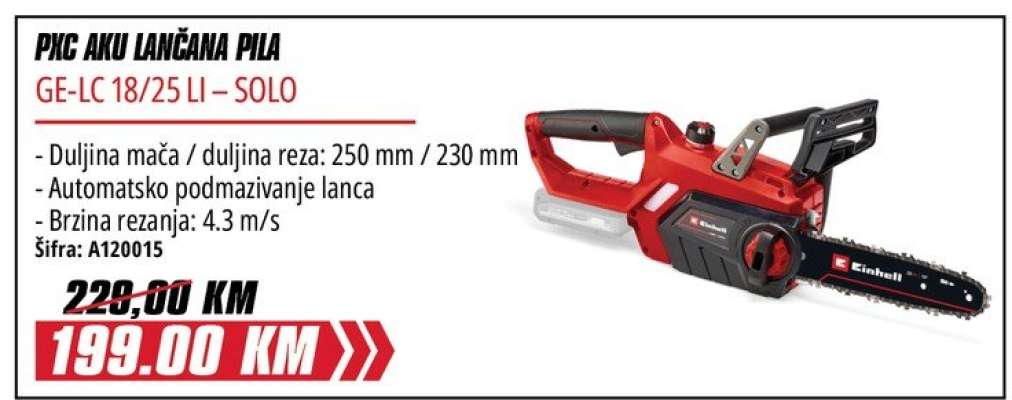 PXC AKU LANČANA PILA