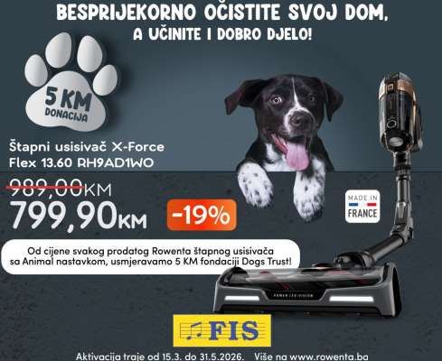 Štapni usisivač X-Force Flex 13.60 RH9AD1WO