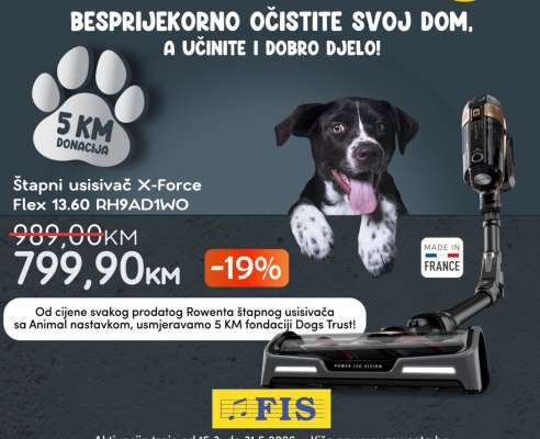 Štapni usisivač X-Force Flex 13.60 RH9AD1WO