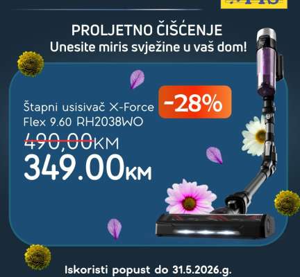 Štapni usisivač X-Force Flex 9.60 RH2038WO