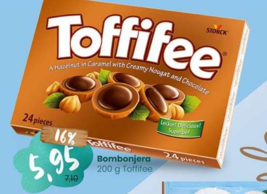 Bombonjera 200 g Toffifee