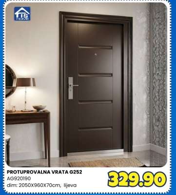 PROTUPROVALNA VRATA G252