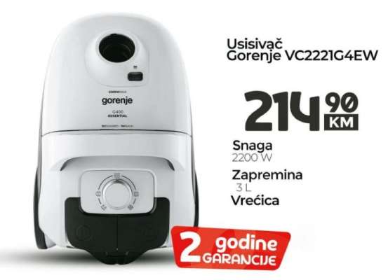 Usisivač Gorenje VC2221G4EW