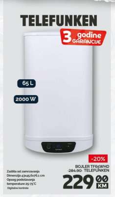 BOJLER TF65WHD TELEFUNKEN