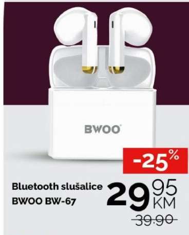 Bluetooth slušalice BWOO BW-67