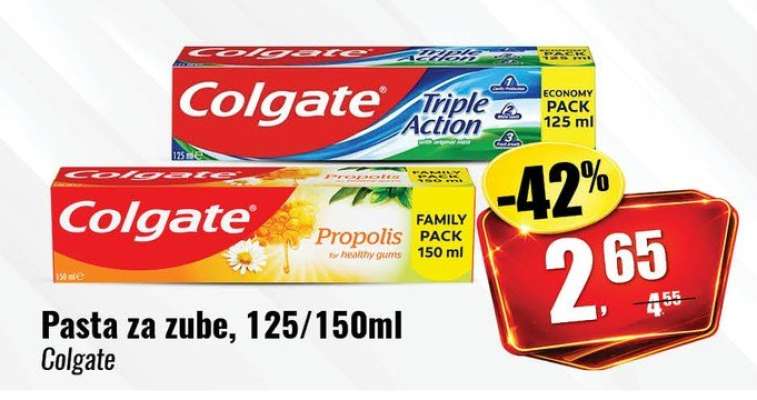 Pasta za zube, 125/150ml