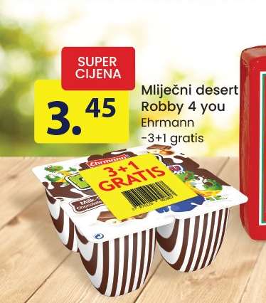 Mliječni desert Robby 4 you