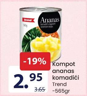 Kompot ananas komadići Trend