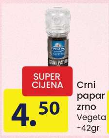 Crni papar zrno Vegeta