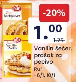 Vanilin šećer / Prašak za pecivo