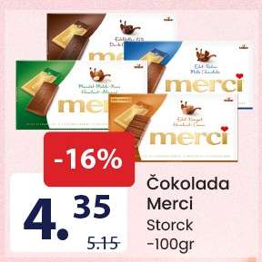 Čokolada MERCI