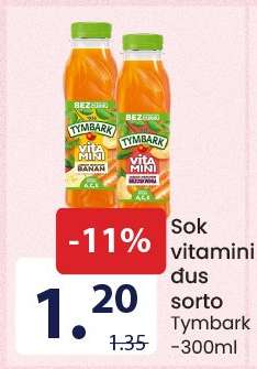 Sok vitamini dus sorto Tymbark