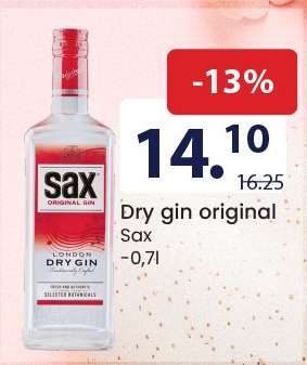 Dry gin original Sax
