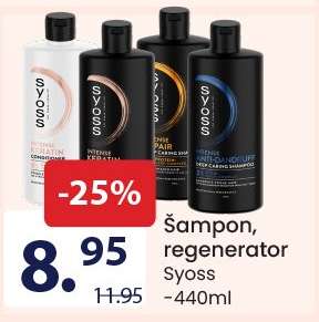 Šampon, regenerator