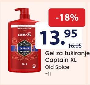 Gel za tuširanje Captain XL
