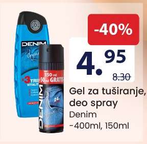 Gel za tuširanje, deo spray