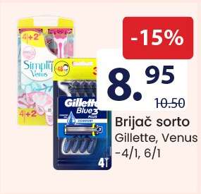 Brijač sorto Gillette, Venus