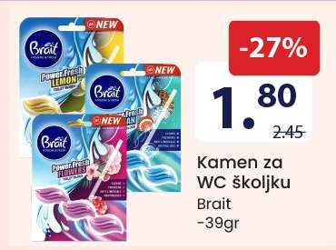 Kamen za WC školjku