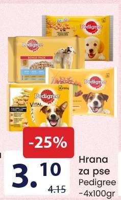 Hrana za pse Pedigree