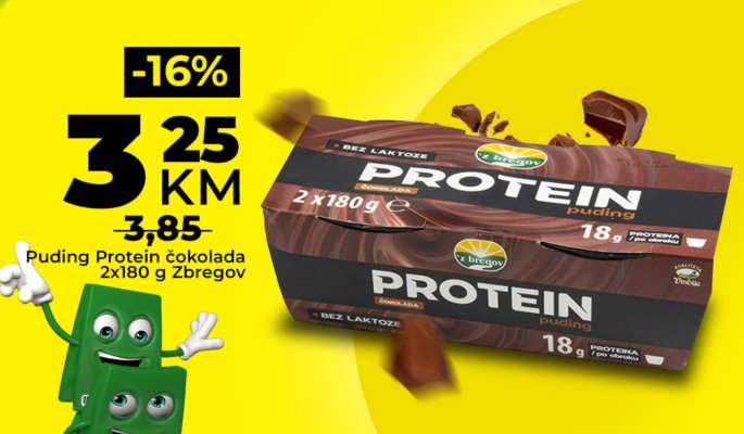 Puding Protein Čokolada 2x180 g Zbregov