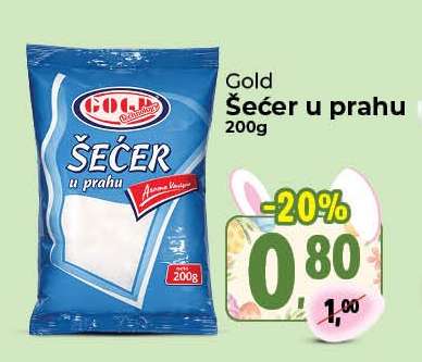 Gold Šećer u prahu 200g